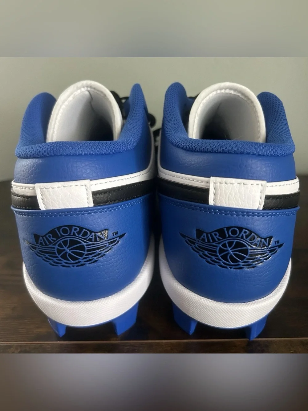 Nike Jordan 1 Retro MCS Men’s Baseball Cleats Blue White Size 14 CJ8524-411